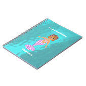 Carnet Mignonne J'Aime Baigner Sirène (Côté gauche)