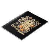 Carnet Mignonne mais Éffrayante Fleur Halloween chèque Fa (Côté gauche)