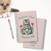 Carnet Mignonne méditation Cat LOA Manifeste Gratitude