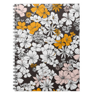 Carnet Mignonne Motif Floral Simples Et Simples. Chariot