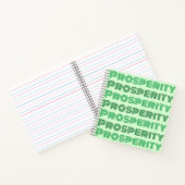 Carnet Mignonne Pensée riche Pensées Prospérité Message v (Intérieur)