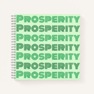 Carnet Mignonne Pensée riche Pensées Prospérité Message v