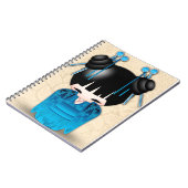 Carnet Mignonne poupée chinoise (Côté gauche)