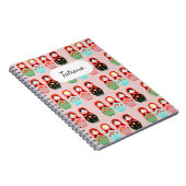Carnet Mignonne Poupées russes Matryoshka Poupée Nom pers (Côté Droit)