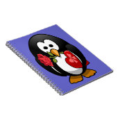 Carnet Mignonne Saint Valentin Pingouin Drôle Drôle Carto (Côté Droit)