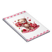 Carnet Mignonne Valentine's Day Teddy Bear (Côté Droit)