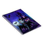 Carnet Mignonne, whimsical Halloween vampire (Côté Droit)