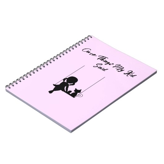 Carnet Mignonnes Choses Que Mon Enfant A Dit (Côté gauche)