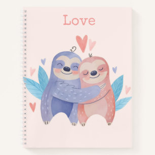 Carnet Mignonnes Fentes En Amour