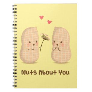 Carnet Mignons cacahuètes fou de vous jeu de mots humour 