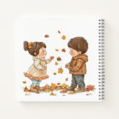 Carnet Mignons enfants d'automne (Dos)