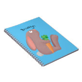 Carnet Mignons lapin lapin lapin assis avec dessin de car (Côté Droit)