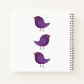 Carnet Mignons oiseaux pour les enfants (Dos)