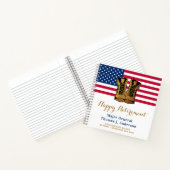 Carnet Militaire American Flag USA Boots Retirement Invit (Intérieur)