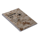 Carnet militaire chrétien Camouflauge (Côté Droit)