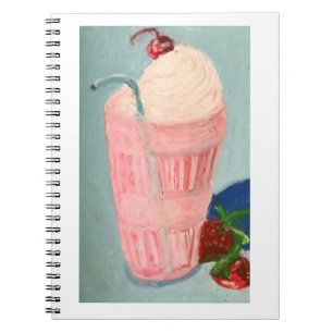 Carnet Milkshake à la fraise