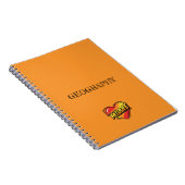 Carnet Millie Orange (Côté Droit)