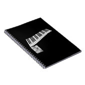 Carnet Million de piano de quartet du dollar - blanc (Côté Droit)