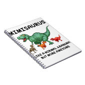 Carnet Mimisaurus Comme Une Grand-Mère Normale Mais Plus (Côté Droit)