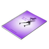 Carnet mince de coureur de fille (Côté gauche)