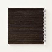 Carnet MINDFUL Rope Text On Dark Wood (Dos)