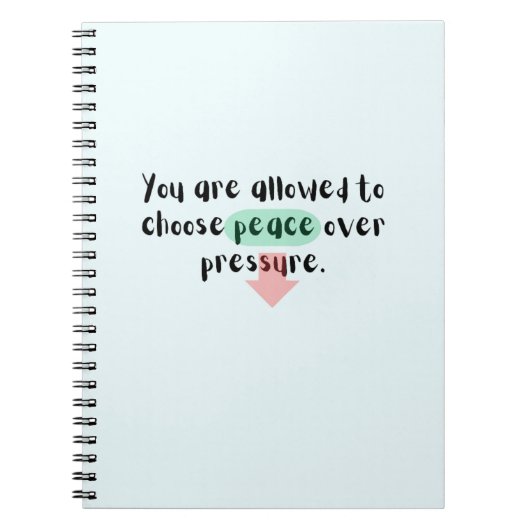 Carnet Mindful Writing Notebook – Choose Calm (Devant)