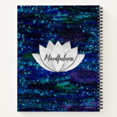 Carnet Mindfulness Lotus Flower Galaxy Notebook (Dos)