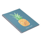 Carnet Mini ananas doré personnalisé (Côté Droit)