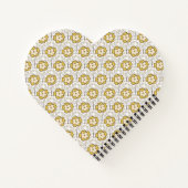 Carnet Mini Camellia Bliss gris jaune (Dos)