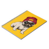 Carnet Mini carlin de hippie de chiot (Côté gauche)