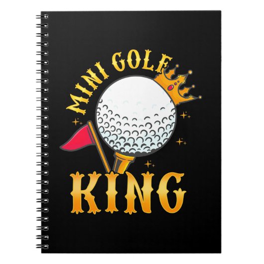 Carnet Mini Golf King (Devant)