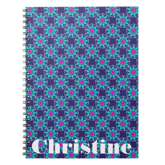 Carnet Mini mandalas personnalisés (Devant)