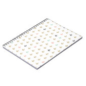 Carnet Mini Motif Ancre (Côté gauche)