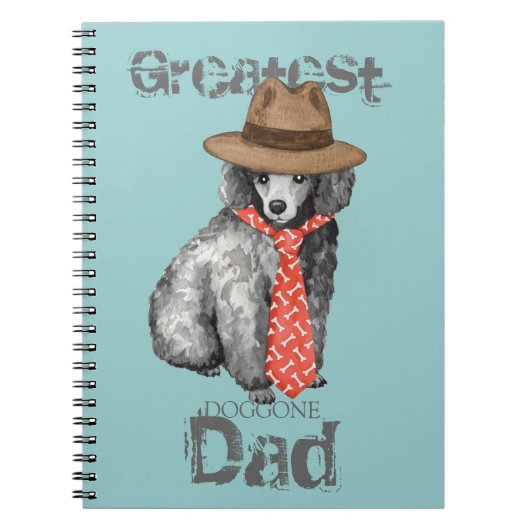 Carnet Miniature Poodle Papa (Devant)