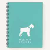 Carnet Miniature Schnauzer Chien Chiot (Devant)