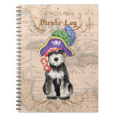 Carnet Miniature Schnauzer Pirate (Devant)