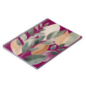 Carnet Minimal Botanical Leaf Pattern (Côté gauche)