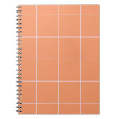Carnet Minimal Color Grid Check Pattern (Devant)
