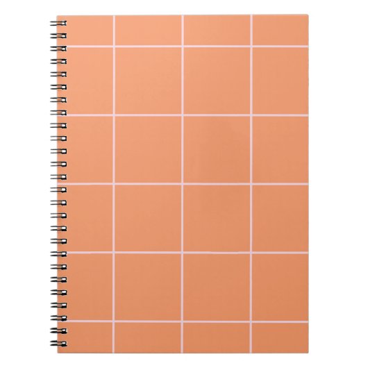 Carnet Minimal Color Grid Check Pattern (Devant)