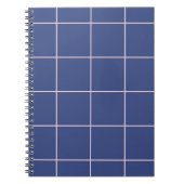 Carnet Minimal Color Grid Check Pattern (Devant)