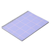 Carnet Minimal Color Grid Check Pattern (Côté gauche)