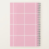 Carnet Minimal Color Grid Check Pattern (Verso)