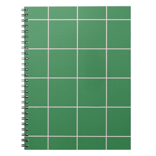 Carnet Minimal Color Grid Check Pattern (Devant)