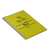 Carnet Minimal daisies notebook for girls (Côté Droit)