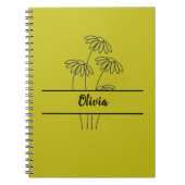 Carnet Minimal daisies notebook for girls (Devant)