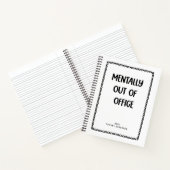 Carnet Minimal Funny Coworker Office Name Year (Intérieur)