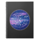 Carnet Minimal Galaxy Moon Design | Cosmic Aesthetic Art (Devant)