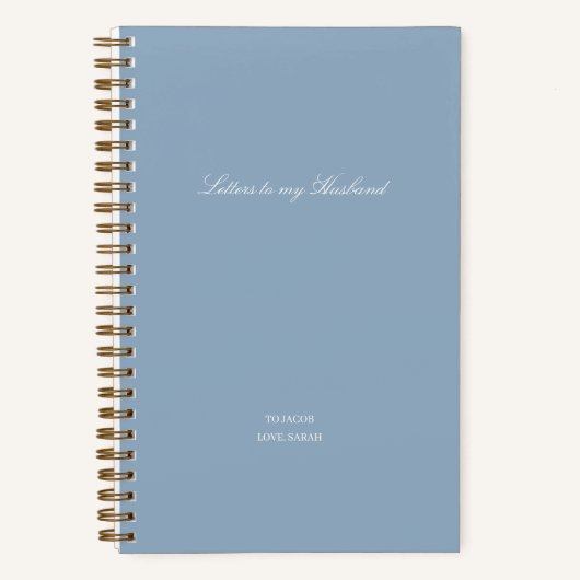 Carnet Minimal Letters to My Husband (Recto)