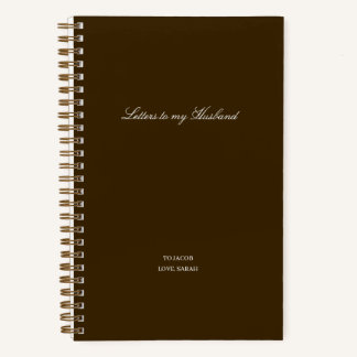 Carnet Minimal Letters to My Husband