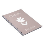 Carnet Minimal New Chapter Daisy April Birth Flower (Côté Droit)